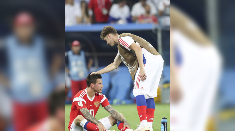 Федор Смолов и Алексей Миранчук © Фото пресс-службы РФС