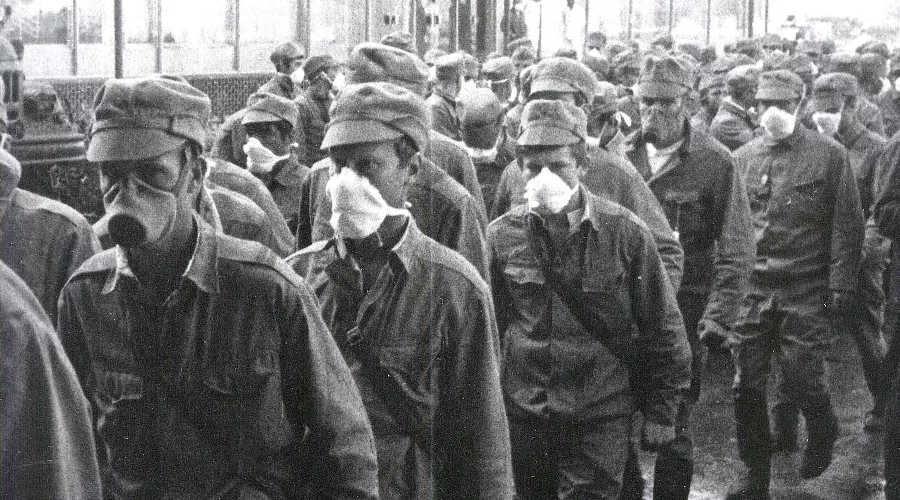 Ликвидаторы аварии на ЧАЭС &copy;&nbsp;Фото с сайта chernobylguide.com