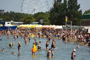 Пляж в Анапе &copy;&nbsp;Фото Елены Синеок, Юга.ру