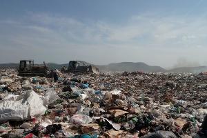 Мусорный полигон в хуторе Копанском © Фото пресс-службы ГУ МЧС России по Краснодарскому краю