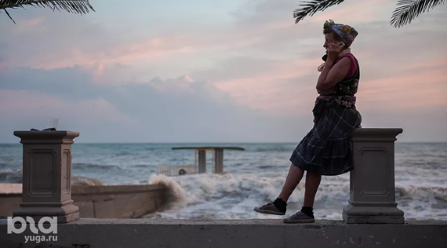 Шторм в Сочи &copy;&nbsp;Нина Зотина, ЮГА.ру