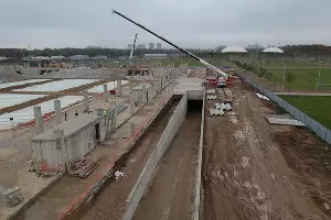 Cтройка нового стадиона ФК «Краснодар» &copy;&nbsp;Фото Евгения Таранжина