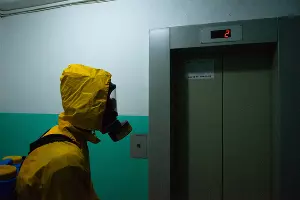 Дезинфекция жилых домов в Краснодаре &copy;&nbsp;Фото Дмитрия Леснова, Юга.ру