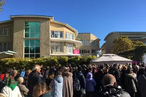 Мигранты из Херсонской области в Анапе &copy;&nbsp;Фото Александра Гончаренко, Юга.ру