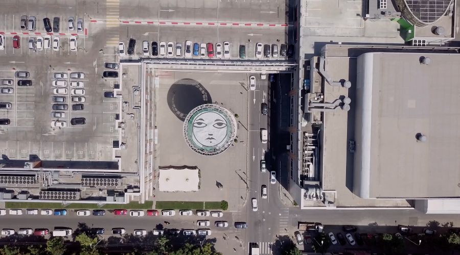 Выставка пермского художника Sad Face в галерее «Вершина культуры» на Шуховской башне в Краснодаре © Фотография предоставлена организатором выставки художника Sad Face