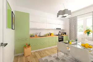 скандинавия_ кухня с мебелью &copy;&nbsp;Фото Юга.ру
