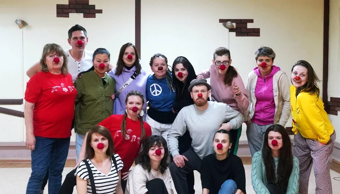 Студенты «Школы медицинских клоунов» Краснодара, Сочи и Ростова-на-Дону &copy;&nbsp;Фото Алены Лебедько, предоставлено АНО &laquo;ЛенЗдравКлоун&raquo;