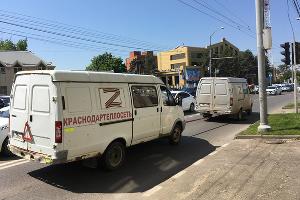 Обстановка на ул.Ставропольской утром 16 мая © фото Александра Гончаренко, Юга.ру