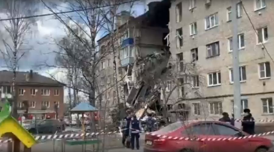 Взрыв в жилом доме в Орехово-Зуеве © Скриншот видео с сайта vesti.ru