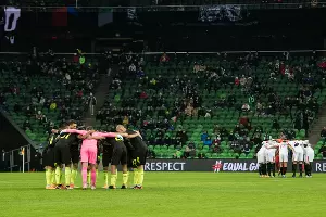 Матч «Краснодар» — «Севилья», Краснодар, 25 ноября 2020 года &copy;&nbsp;Фото Елены Синеок, Юга.ру