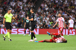 Матч «Краснодар» — «Олимпиакос», Краснодар, 27 августа 2019 года &copy;&nbsp;Фото Елены Синеок, Юга.ру