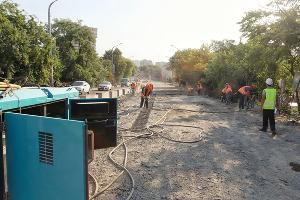 Ремонт Суворовского моста © Фото пресс-службы администрации Краснодара