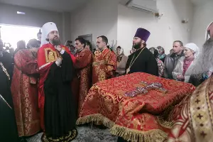 Освящение иконостаса в храме Святого Апостола Андрея Первозванного в Краснодаре &copy;&nbsp;Фото Евгения Резника, Юга.ру