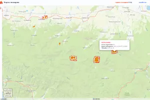  &copy;&nbsp;Скриншот страницы сервиса &laquo;Карта пожаров&raquo;, fires.ru
