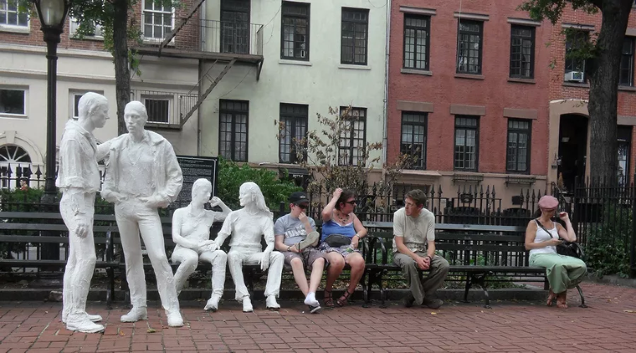 Памятник освобождению геев и лесбиянок, Нью-Йорк &copy;&nbsp;Фото с сайта flickr.com