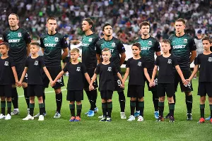 Матч «Краснодар» — «Олимпиакос», Краснодар, 27 августа 2019 года &copy;&nbsp;Фото Елены Синеок, Юга.ру