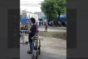 Эвакуация Сенного рынка &copy;&nbsp;скриншот публикации телеграм-канала https://t.me/kuban24/66529
