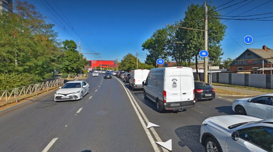 Краснодар, улица Школьная  &copy;&nbsp;Скриншот страницы сервиса &laquo;Яндекс Карты&raquo;, 2025 год