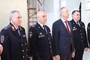 Андрей Рыбинский (второй слева) &copy;&nbsp;Фото пресс-службы УТ МВД по ЮФО