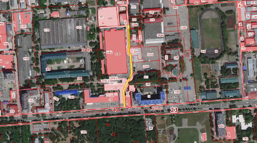 Схема переданного кадастрового участка площадью 1864 кв. метров &copy;&nbsp;Скриншот сайта pkk.rosreestr.ru