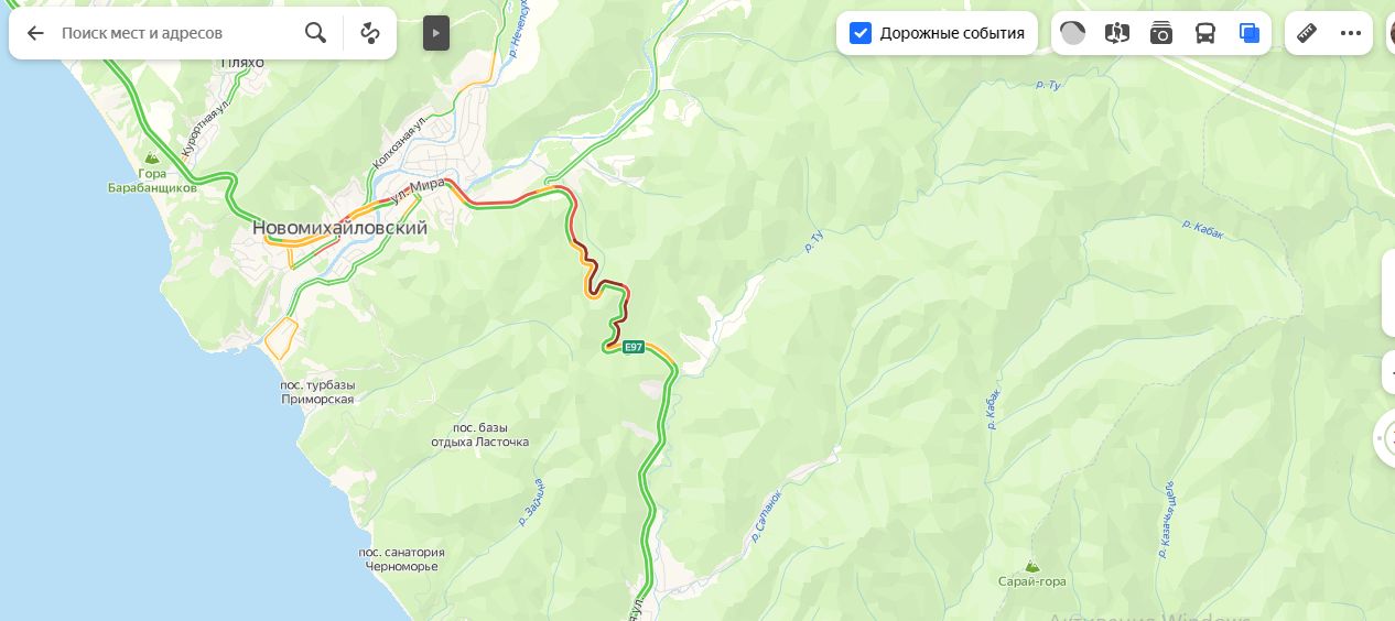Агой на карте черноморского побережья. Дорога краснодар сочи на машине сегодня 10 12 22 видео. Дорога туапсе сочи. Дорога краснодар джубга. Пробка джубга сочи.