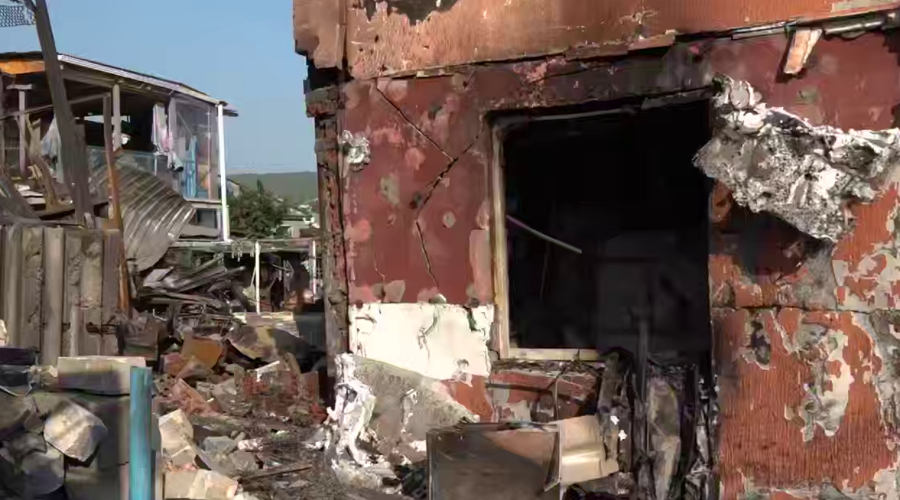 Последствия атаки БПЛА в Новороссийске, 12 августа 2026 года &copy;&nbsp;Скриншот видео из телеграм-канала мэра Новороссийска Андрея Кравченко