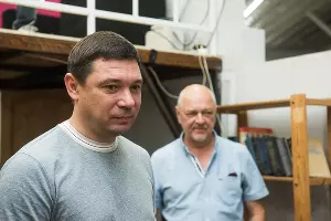 Евгений Первышов в ЦСИ &laquo;Типография&raquo; &copy;&nbsp;Фото Елены Синеок, Юга.ру