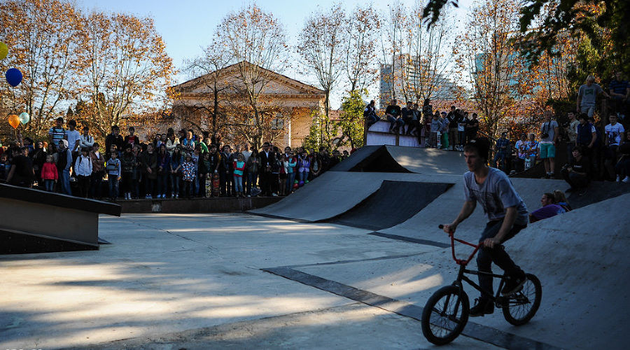 Открытие скейт-парка в Сочи © Нина Зотина, ЮГА.ру