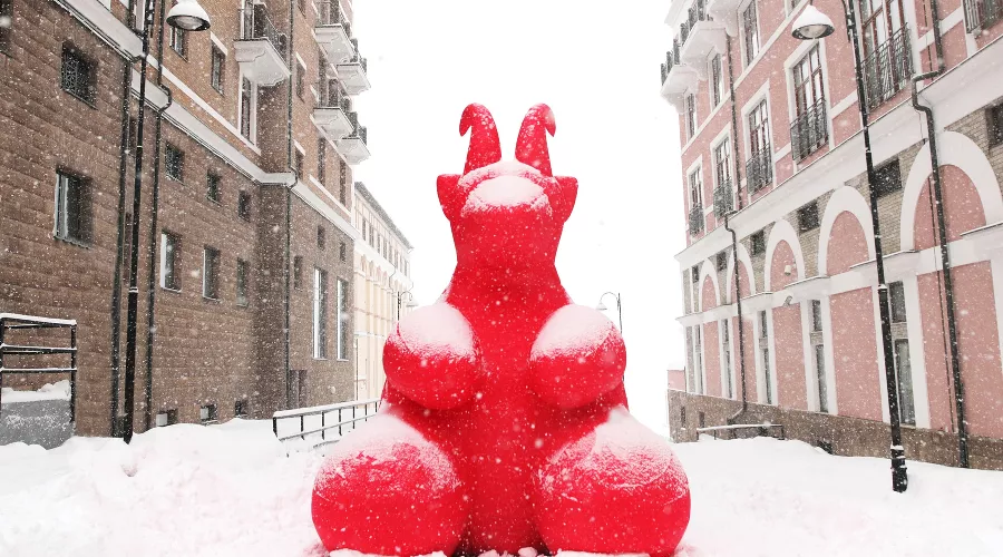 Паблик-арт-объект #SERNA  &copy;&nbsp;Фото пресс-службы &laquo;Курорта Красная Поляна&raquo;