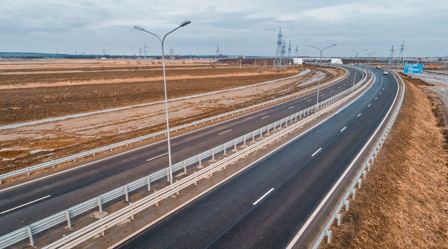 Участок трассы А-290 в района села Джигинка &copy;&nbsp;Фото из официального паблика администрации Анапы, vk.com/anapaadm