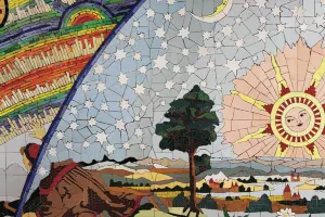 Мозаика в переходе на пересечении Кировского проспекта и улицы Большой Садовой &copy;&nbsp;Скриншот с сайта mozaichka.ru