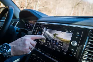 За снегом на Volkswagen Teramont &copy;&nbsp;Фото Елены Синеок, Юга.ру