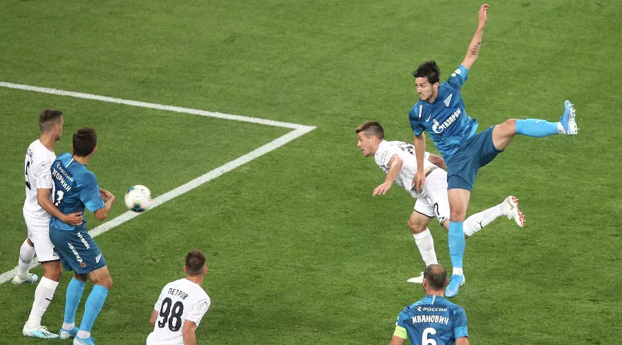 Матч «Зенит» — «Краснодар» &copy;&nbsp;Фото пресс-службы ФК &laquo;Зенит&raquo;