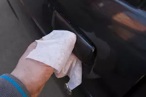 Дезинфекция автомобиля &copy;&nbsp;Фото Евгения Мельченко, Юга.ру