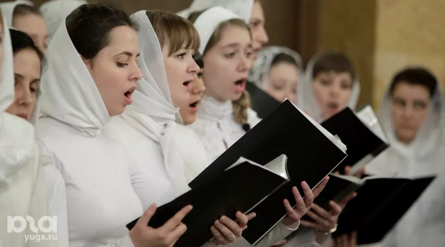 Выступление хоров в Казанском кафедральном соборе Ставрополя &copy;&nbsp;Эдуард Корниенко, ЮГА.ру