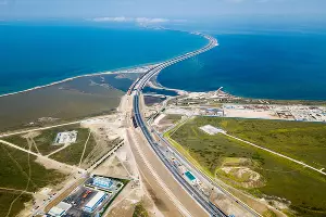 Запуск движения по Крымскому мосту &copy;&nbsp;Фото Виталия Тимкива, Юга.ру