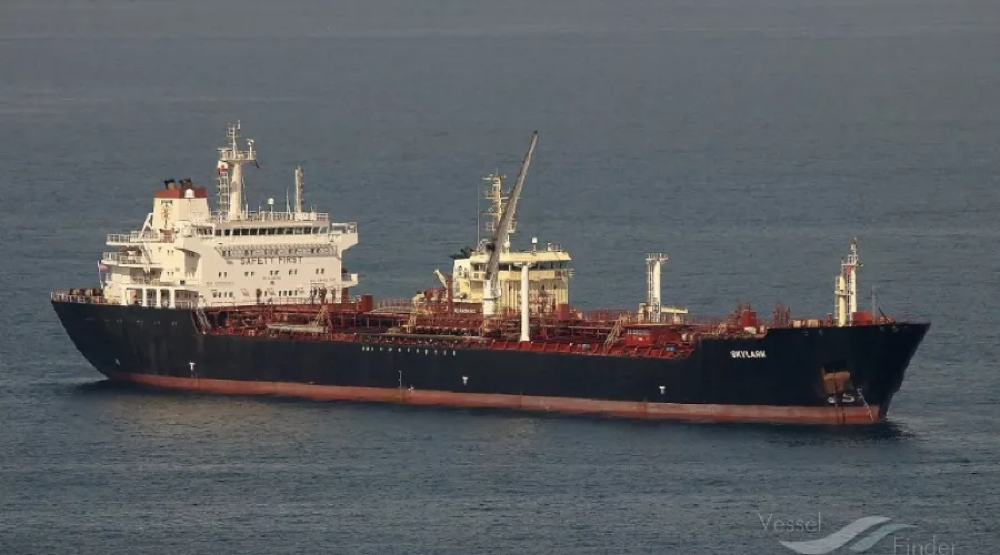 Судно Hanuman &copy;&nbsp;Скриншот с сайта vesselfinder.com