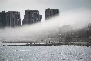 Туман в Новороссийске &copy;&nbsp;фотография Tateshi Yokotaishi https://vk.com/sakanoid