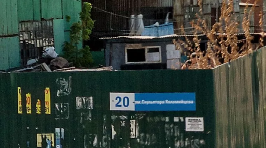 Улица имени Скульптора Коломийцева в пригороде Краснодара &copy;&nbsp;Панорама с сайта "Яндекс.Карты", https://yandex.ru/maps