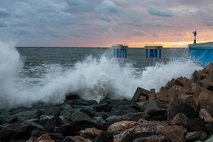 Шторм в Сочи &copy;&nbsp;Нина Зотина, ЮГА.ру