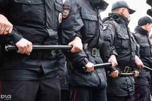 Акция сторонников Навального в Краснодаре &copy;&nbsp;Фото Елены Синеок, Юга.ру