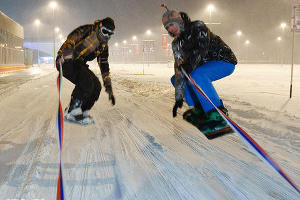 Городской сноубординг © Михаил Ступин, ЮГА.ру