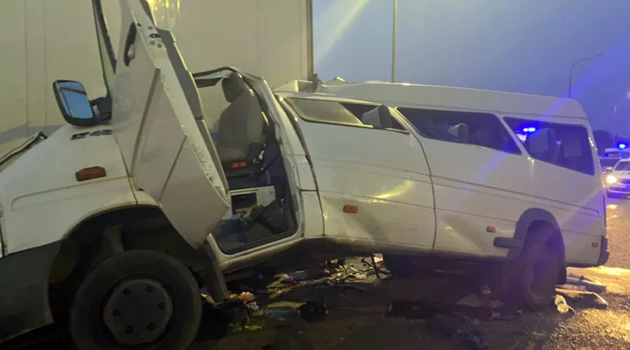 Последствия ДТП на трассе М-4 «Дон» 30 июля 2022 г. &copy;&nbsp;Фото пресс-службы ГУ МВД Краснодарского края