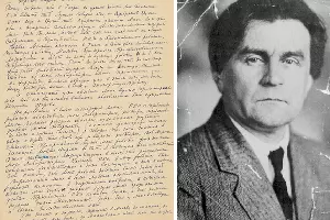  &copy;&nbsp;Копия письма Малевича с сайта litfund.ru, фото Малевича, сделанное неизвестным автором в 1925 году, коллаж Юга.ру