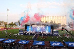Открытие стадиона «Динамо» в Краснодаре © Скриншот фото с телеграм-канала Вениамина Кондратьева