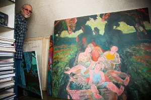 В мастерской Алексея Паршкова &copy;&nbsp;Фото Елены Синеок, Юга.ру