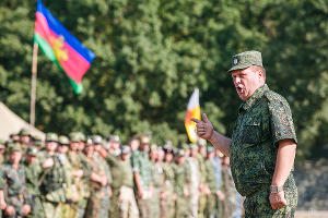 Военно-полевые сборы казаков под Краснодаром © Михаил Чекалов, ЮГА.ру