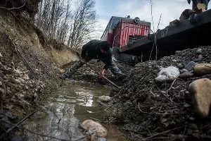 Вынужденная остановка &copy;&nbsp;Фото Елены Синеок, Юга.ру