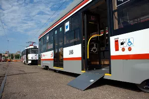 В Краснодаре вышли на маршрут новые трамваи &copy;&nbsp;Фото Дмитрия Пославского, Юга.ру