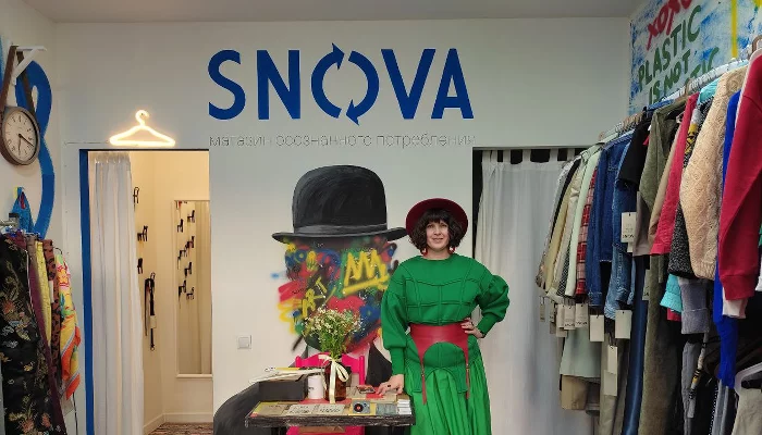 Светлана Эннс в магазине осознанного потребления SNOVA &copy;&nbsp;Фото Иолины Грибковой, Юга.ру